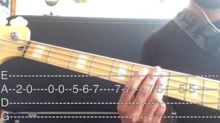 Video thumbnail of "Mujer Amante - Rata Blanca Parte 1 Cover Bass"