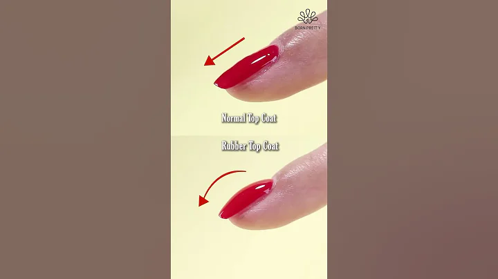 Nail Tips!! How to Use Rubber Top Coat| BORN PRETTY