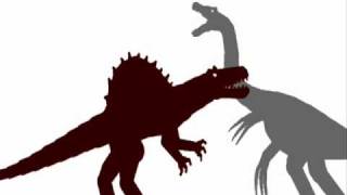 PDBA - Spinosaurus VS Therizinosaurus REMAKE