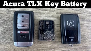 2015 - 2023 Acura TLX - How To Change Remote Key Fob Battery - Remove Replace Acura TLX Key Battery