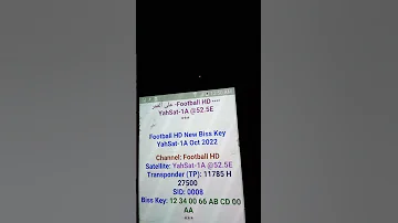 شفرة قناة Football Hd قمر Yahsat 52e شفرة قناة فوتبول علي القمر ياه سات 52شرق 2023 جديد 