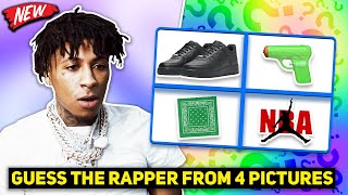 GUESS THE RAPPER FROM 4 PICTURES CHALLENGE! (HARD)