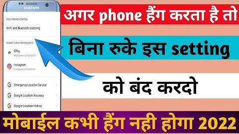 4 Setting For All Android Device Hang Problem Solve 100% Working Tips & Tricks || by tech with vg