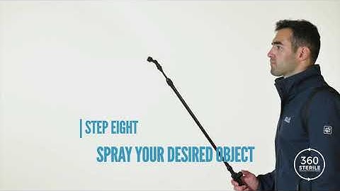 Electrostatic Spray Backpack System | 360 STERILE Model R40