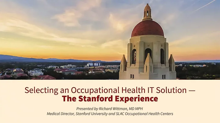 Dr. Richard Wittman  The Stanford Experience