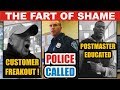 First Amendment AUDIT 6: USPS Postmaster Schooled - WILD Customer Freakout - POLICE Montauk , NY