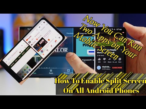How to Enable Split Screen on All Android Phones||Split Screen on Android Motrolla G9 Play
