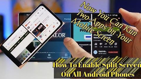 How to Enable Split Screen on All Android Phones||Split Screen on Android Motrolla G9 Play