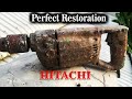 Restoration/ Very Dirty Electric Paint Mixer to Be Drill/ Hitachi Drill Rescue /Japan