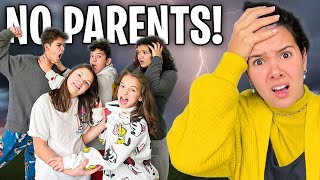 STUCK in a Huge STORM, NO POWER! & NO PARENTS!