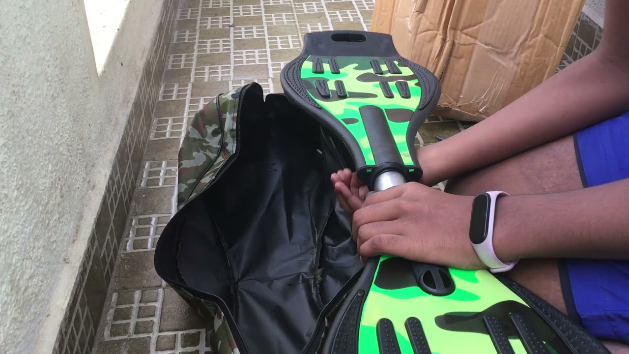 Unboxing the brand new army wave board
