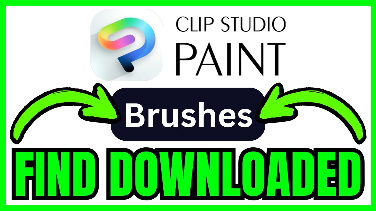 How To FIND DOWNLOADED BRUSHES In Clip Studio Paint (QUICK & EASY) 2026 ...