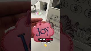DIY Machine Embroidery: Easy Custom Name Tags & Backpack Charms
