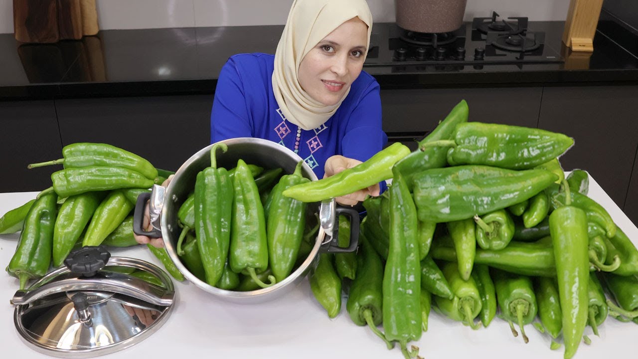 أسهل وأسرع طريقة لتحضير الفلفل دري كلشي في الكوكوت وحضريه  في 5  في دقائق بلا متشويه ولا تقليه