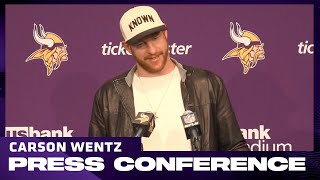 Carson Wentz on What Went Wrong Against Eagles, His Chemistry With Jordan Addison