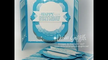 Label Flap Gate Fold card with Dawn