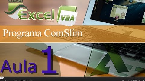 Excel VBA - Aula 1 Programa COMSlim - Converta Excel para .exe