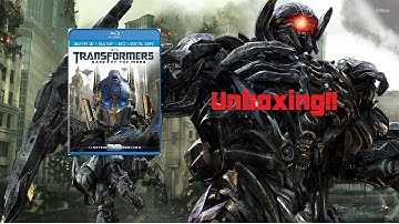 Transformers Dark of the Moon 3D Blu Ray + DVD + Ultraviolet Unboxing!!