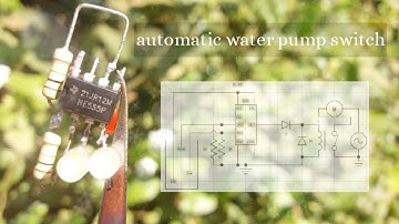 How to make water pump automatic switch on-off circuit / Water level controller with ne555