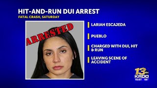 Suspect arrested in fatal hit-and-run crash in Pueblo