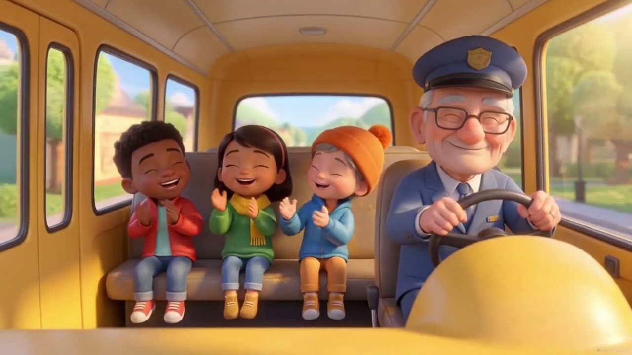 The Happy Bus Goes On and On 🚌🎶  Fun Kids Song  Ride Along & Sing!