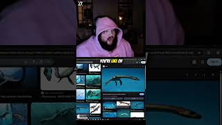 Caseoh Scared Of Plesiosaurus 🤣_🤣 | #caseoh #shorts #memes #gaming #twitch #funny #clips #viralvideo