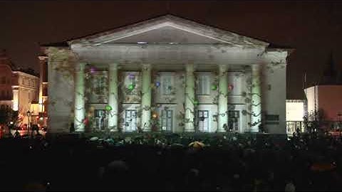 3D Projection on Vilnius Town Hall, Rotuses aikste (Lithuania, 2009)