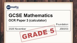 [Paper 3] Maths GCSE Foundation *Best Guess* 2026 November Predicted Paper - OCR