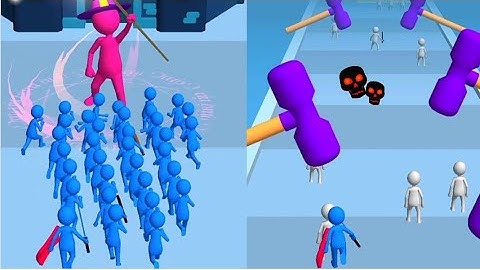 Join clash 3D- All Level gameplay walkthrough ( ios,android) part- 45 || level 381 to 385