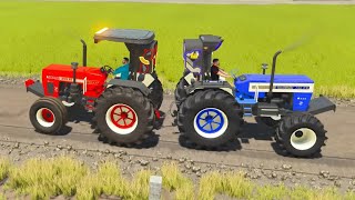 Real Tractor Driving Simulator - Indian Farming Transport Walkthrough - Android GamePlay screenshot 5