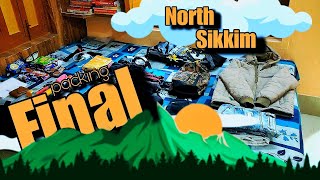Final packing for North Sikkim trip 🎒🏔️Things to carry for North Sikkim trip ✨