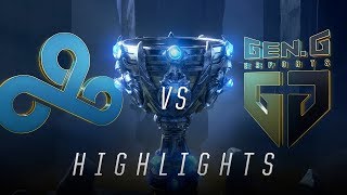 C9 vs. GEN - Worlds Group Stage Day 3 Match Highlights (2018)