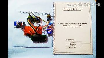 Smoke and fire detector using 8051- Him Robotics