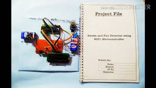 Smoke and fire detector using 8051- Him Robotics