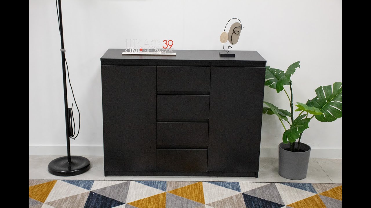 IDEA ID-04 Комод 2d4s Чёрный (Польша)