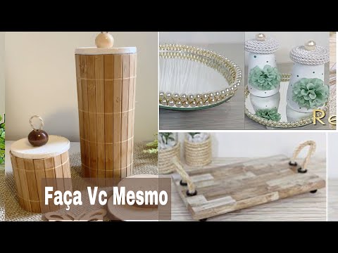 Ideias Incriveis com latas e papelao - faça voce mesmo