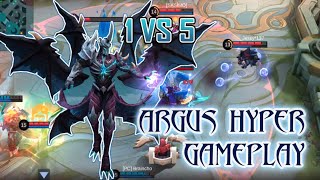 USER ARGUS COBA CARA BARU MAIN HYPER ARGUS ❗ GAMEPLAY ARGUS &amp; BUILD ARGUS MLBB