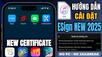 CÀI ĐẶT ESIGN MỚI NHẤT 2025 CỰC CHI TIẾT | HỖ TRỢ TẤT CẢ THIẾT BỊ VÀ PHIÊN BẢN IOS | THÀNH XÔNG 100%