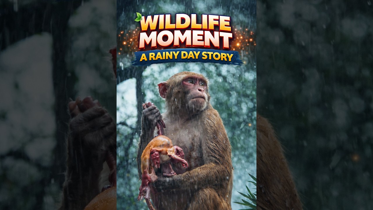 This baby is playing with milk #MonkeyLife #funnymonkey #babymonkey #monkey#naturalsounds