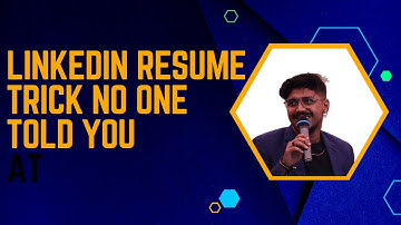 LinkedIn Resume Builder