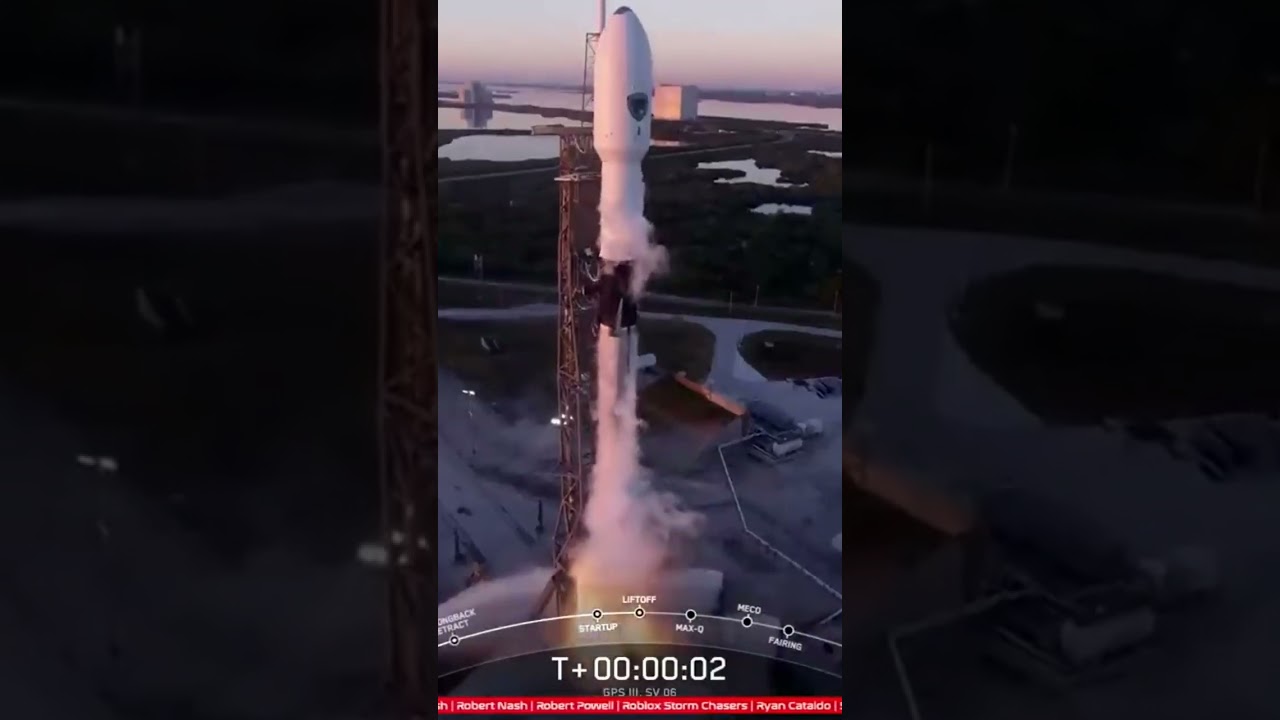 lancement Space X GPS III-6
