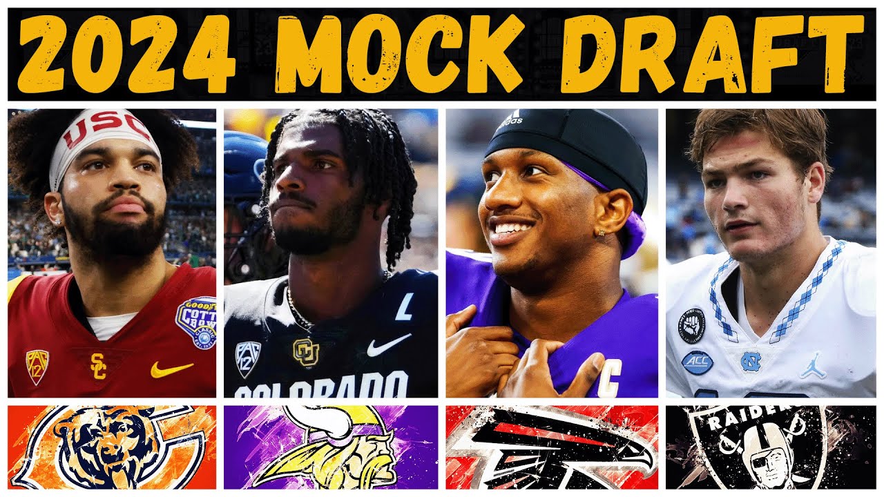 2024 NFL Mock Draft  5 QBs Drafted in the 1st Round 