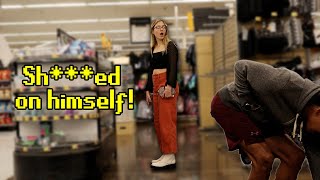 Farting at Walmart! Lady Thinks I Sh***ed Myself!