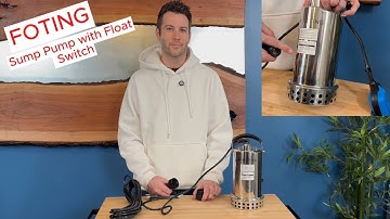 FOTING Sump Pump with Float Switch, pumps water QUICK! #sumppump #water #pump