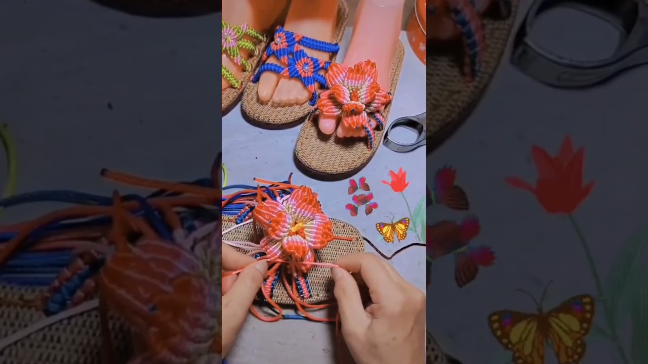 diy sleeper 👍Handmade Sandals And Flip Flops From Old Slippers And Cardboard
