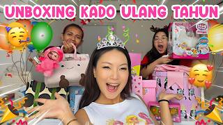 UNBOXING KADO TERANDOM SEDUNIA 😭 HADIAH ULANG TAHUN AKU DARI BESTIE 🎁🥳