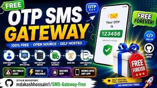 FREE SMS Gateway for OTP Verification | Android + REST API + Open Source