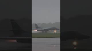 🇺🇸 B-1 Take Off In Rain RAF Fairford 19/10/23