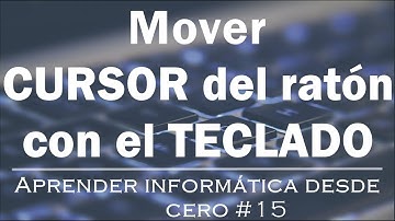 Mover el ratón con el teclado usando mousekeys (activar mousekeys sin usar el ratón) [AIDC #15]