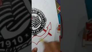 Responder @021_vinys Desenhando Escudo Do Corinthians.✏️⚽👏🏻 #corigao